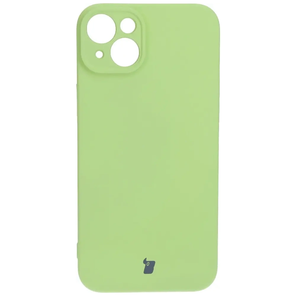 Hurtownia GSM - Bizon Case Silicone Apple iPhone 15 Plus verde deschis - BIZ3122 - {ean13} - Hurt