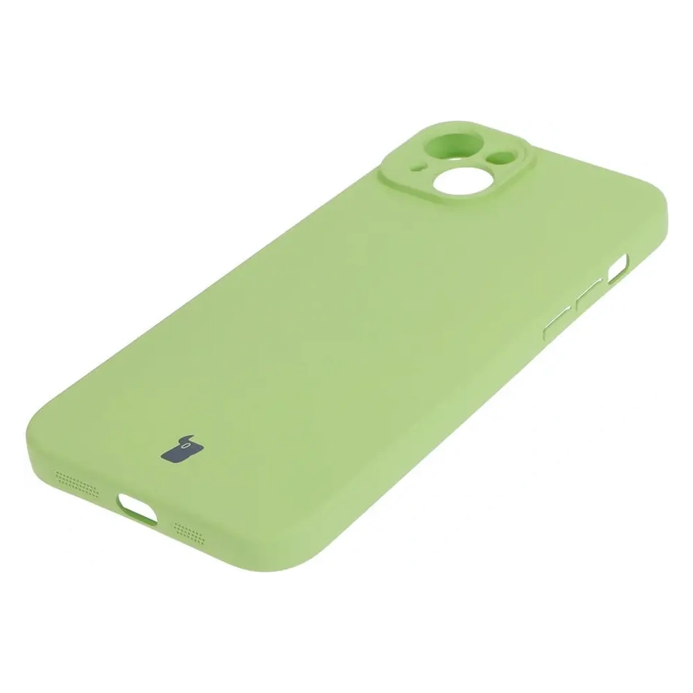 Hurtownia GSM - Bizon Case Silicone Apple iPhone 15 Plus verde deschis - BIZ3122 - {ean13} - Hurt