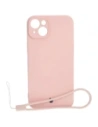 Bizon Case Silicone Apple iPhone 15 Plus roz deschis