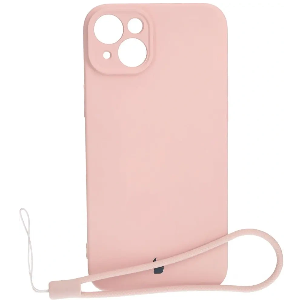 Hurtownia GSM - Bizon Case Silicone Apple iPhone 15 Plus roz deschis - BIZ3123 - {ean13} - Hurt