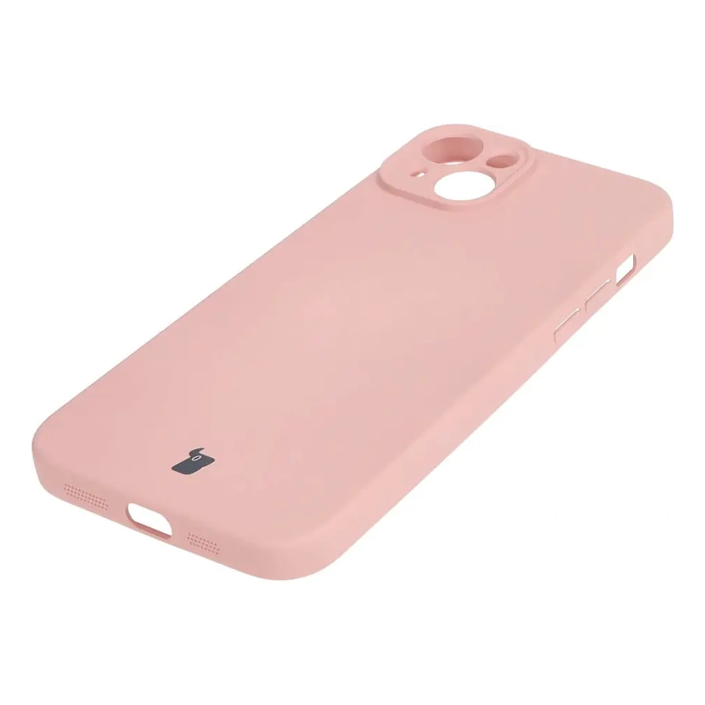 Hurtownia GSM - Bizon Case Silicone Apple iPhone 15 Plus roz deschis - BIZ3123 - {ean13} - Hurt