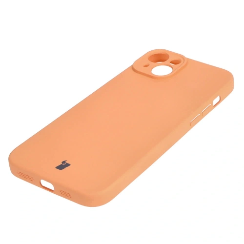 Etui Bizon Case Silicone do Apple iPhone 15 Plus pomarańczowe