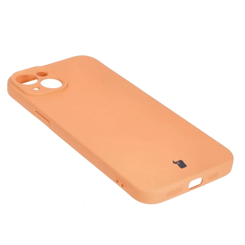 Etui Bizon Case Silicone do Apple iPhone 15 Plus pomarańczowe