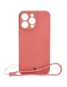 Etui Bizon Case Silicone do Apple iPhone 15 Pro Max špinavě růžová