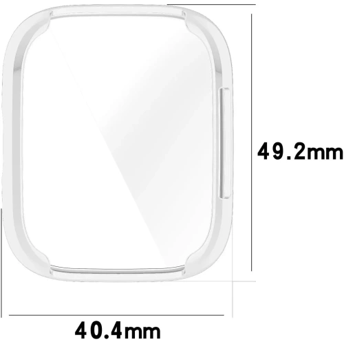 Etui z osłoną ekranu Bizon Case Watch Felipe do Xiaomi Redmi Watch 3 Active przezroczyste