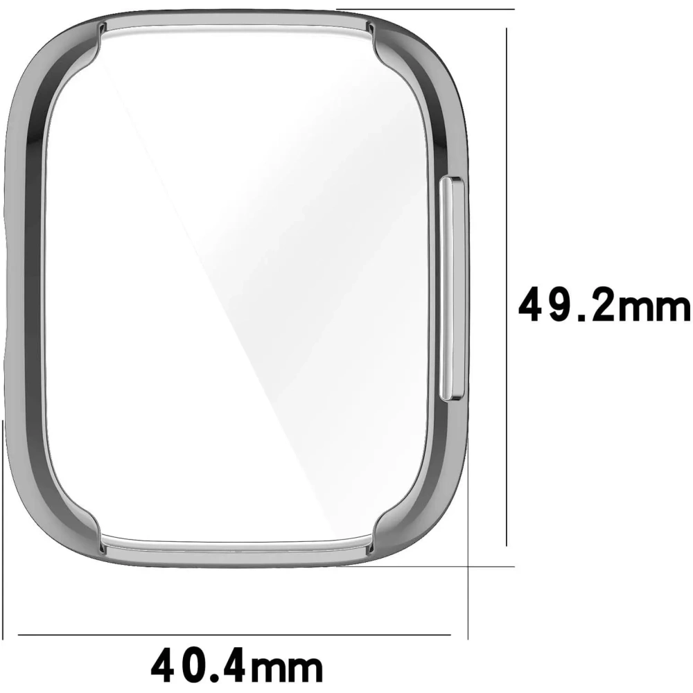 Hurtownia GSM - Etui z osłoną ekranu Bizon Case Watch Felipe do Xiaomi Redmi Watch 3 Active srebrne - BIZ3132 - {ean13} - Hurt