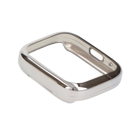 Etui z osłoną ekranu Bizon Case Watch Felipe do Xiaomi Redmi Watch 3 Active srebrne