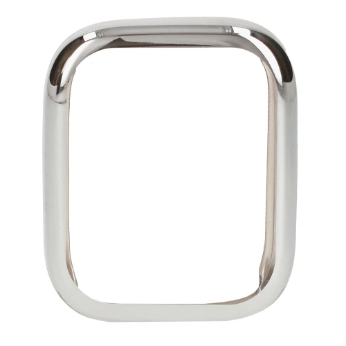 Etui z osłoną ekranu Bizon Case Watch Felipe do Xiaomi Redmi Watch 3 Active srebrne