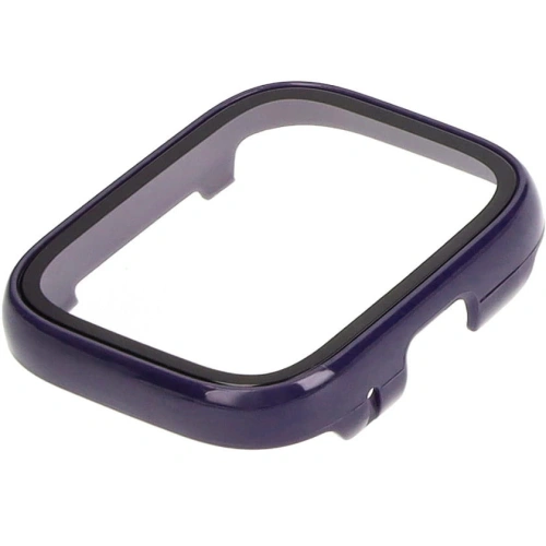 Etui Bizon Case+Glass Watch do Xiaomi Redmi Watch 3 Active niebieskie