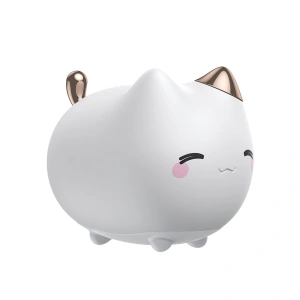 Lampka nocna Baseus Cute Series w kształcie kotka (biała)