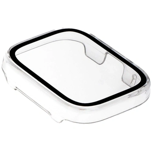 Etui Bizon Case+Glass Watch do Xiaomi Redmi Watch 3 Active przezroczyste