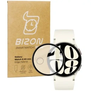 Hurtownia GSM - Bizon üveg óra Edge Hybrid Samsung Galaxy Watch 6 40mm fekete - BIZ3136 - {ean13} - Hurt