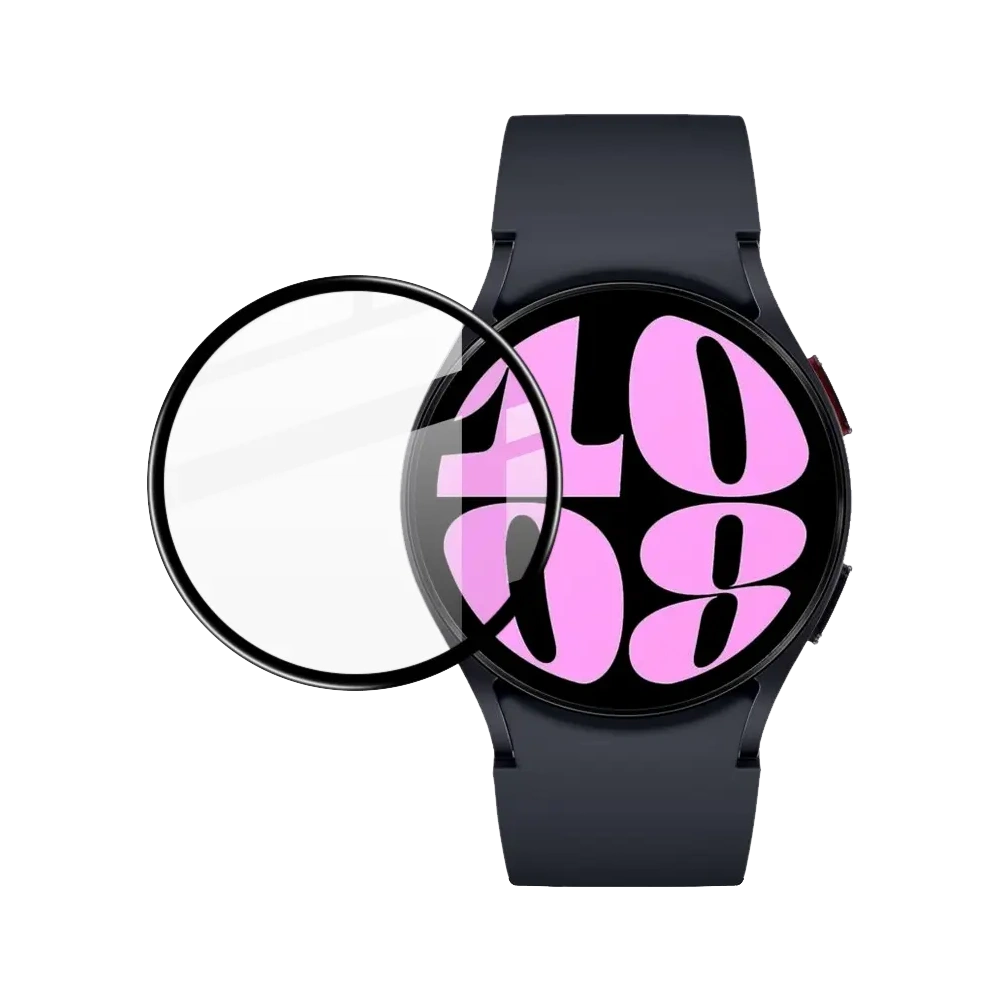 Hurtownia GSM - Bizon Glass Watch Edge Hybrid Samsung Galaxy Watch 6 44mm negru - BIZ3137 - {ean13} - Hurt