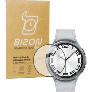 Hurtownia GSM - Bizon üvegóra Edge Hybrid Samsung Galaxy Watch 6 Classic 47 mm fekete - BIZ3139 - {ean13} - Hurt