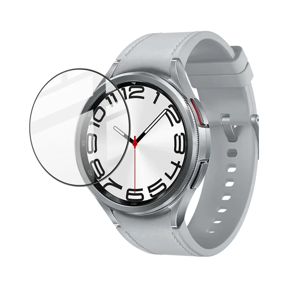 Hurtownia GSM - Szkło hybrydowe Bizon Glass Watch Edge Hybrid do Samsung Galaxy Watch 6 Classic 47 mm czarne - BIZ3139 - {ean13} - Hurt