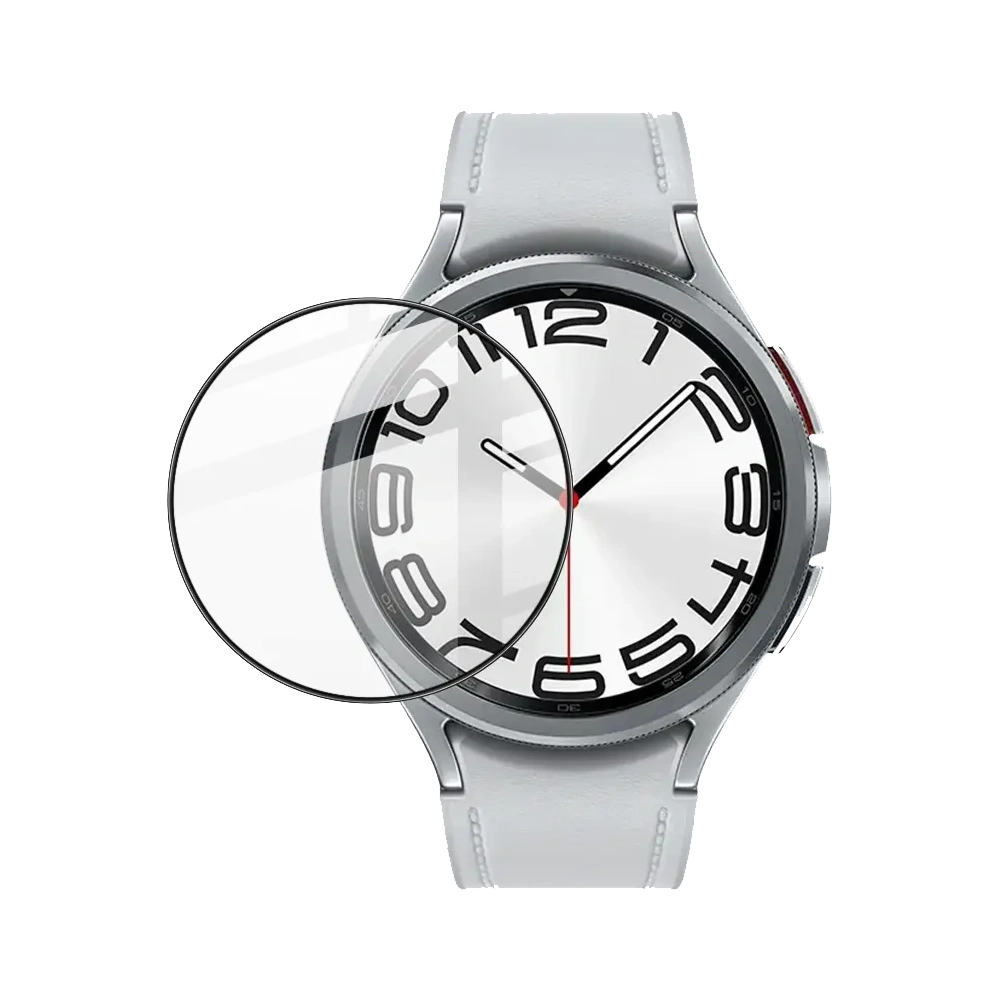 Hurtownia GSM - Szkło hybrydowe Bizon Glass Watch Edge Hybrid do Samsung Galaxy Watch 6 Classic 47 mm czarne - BIZ3139 - {ean13} - Hurt