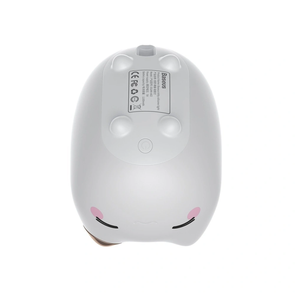 Hurtownia GSM - Lampka nocna Baseus Cute Series w kształcie kotka (biała) - BSU1375WHT - {ean13} - Hurt