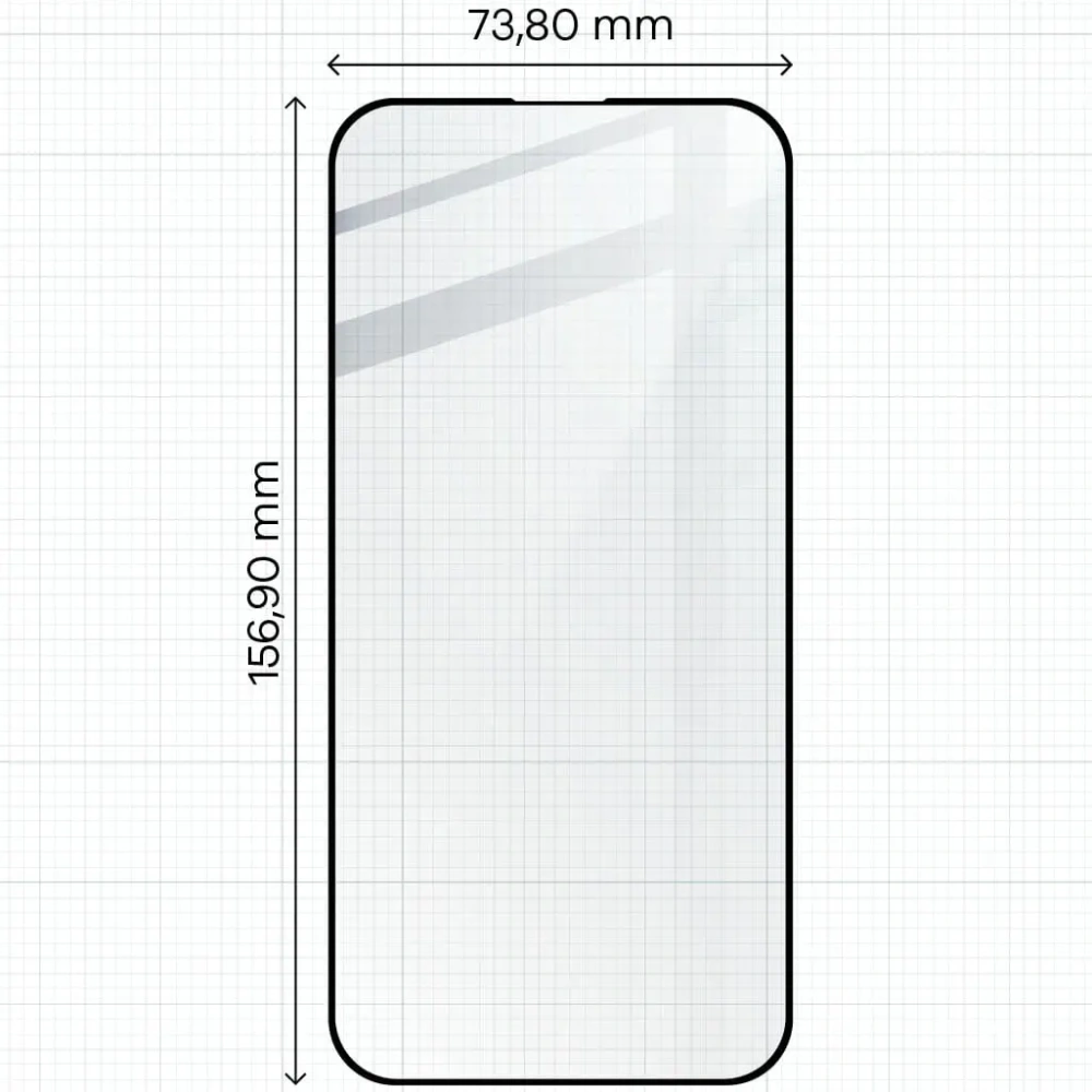 Hurtownia GSM - Bizon Glass Edge 2 Apple iPhone 15 Pro Max schwarz - BIZ3141 - {ean13} - Hurt