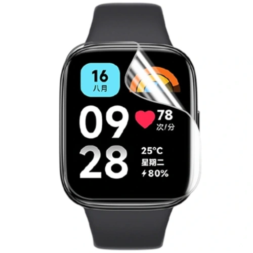 Folia hydrożelowa na ekran Bizon Glass Watch Hydrogel do Redmi Watch 3 Active [2 PACK] (zegarek)