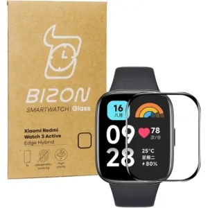 Wholesale Bizon Glass Watch Edge Hybrid Redmi Watch 3 Active black - BIZ3144 - {ean13} - Hurt