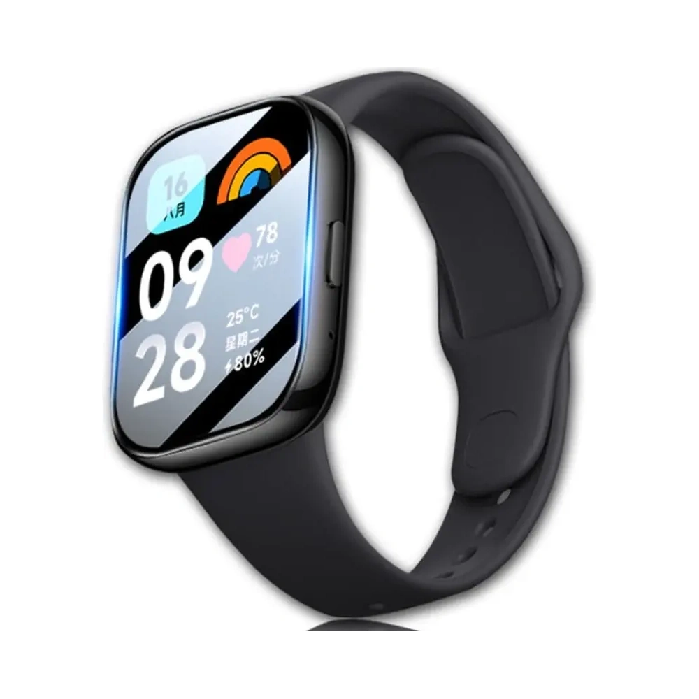 Hurtownia GSM - Szkło hybrydowe Bizon Glass Watch Edge Hybrid do Redmi Watch 3 Active czarne - BIZ3144 - {ean13} - Hurt