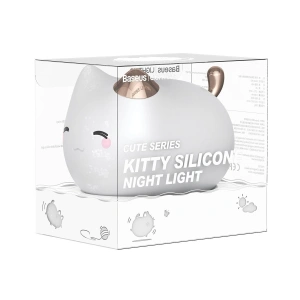 Hurtownia GSM - Nachtlampe Baseus Cute Series in Katzenform (weiß) - BSU1375WHT - {ean13} - Hurt