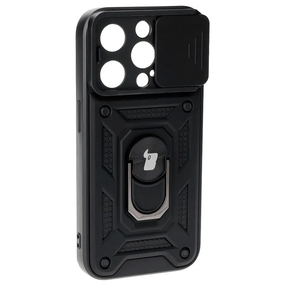 Hurtownia GSM - Bizon Case CamShield Ring Apple iPhone 15 Pro fekete - BIZ3147 - {ean13} - Hurt