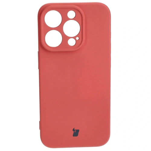 Etui Bizon Case Silicone do Apple iPhone 15 Pro brudny róż