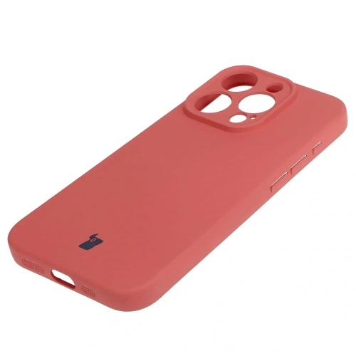 Etui Bizon Case Silicone do Apple iPhone 15 Pro brudny róż