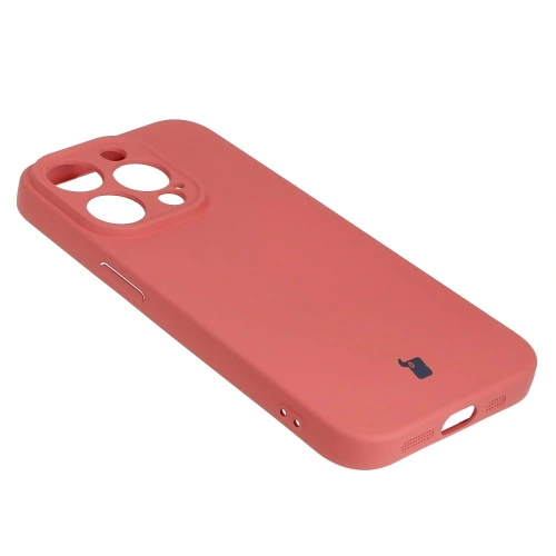 Etui Bizon Case Silicone do Apple iPhone 15 Pro brudny róż
