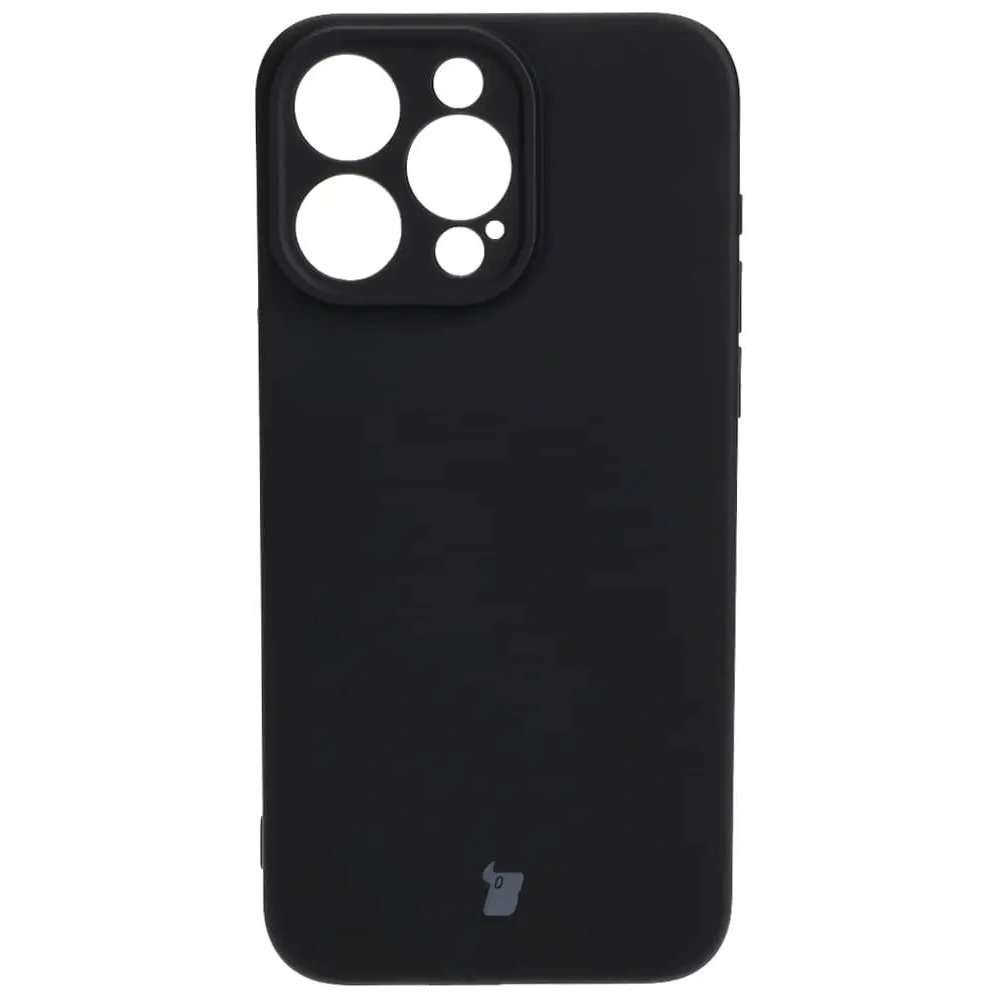 Hurtownia GSM - Bizon Case Silicon Apple iPhone 15 Pro Max negru - BIZ3149 - {ean13} - Hurt