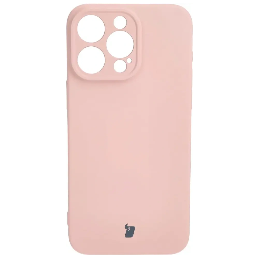 Hurtownia GSM - Etui Bizon Case Silicone do Apple iPhone 15 Pro Max světle růžové - BIZ3150 - {ean13} - Hurt