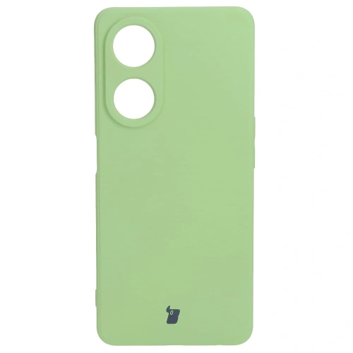 Etui Bizon Case Silicone Sq do Oppo A98 5G jasnozielone