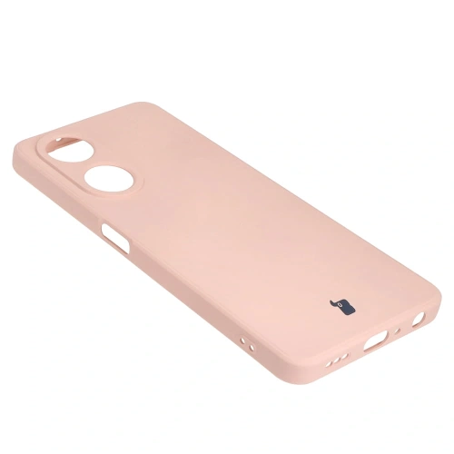 Etui Bizon Case Silicone Sq do Oppo A98 5G jasnoróżowe
