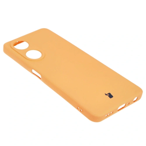 Etui Bizon Case Silicone Sq do Oppo A98 5G pomarańczowe