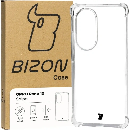 Elastyczne etui Bizon Case Salpa do Oppo Reno10 przezroczyste