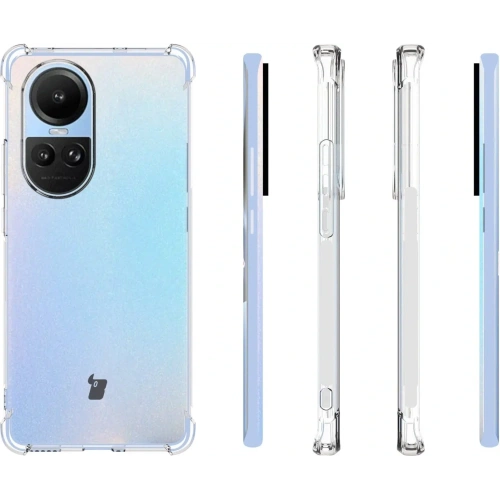 Elastyczne etui Bizon Case Salpa do Oppo Reno10 przezroczyste