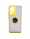 Hurtownia GSM - Etui z uchwytem na palec Bizon Case Hybrid Ring do Xiaomi 13 Lite przydymione z żółtą ramką - BIZ3158 - {ean13} - Hurt