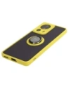 Hurtownia GSM - Etui z uchwytem na palec Bizon Case Hybrid Ring do Xiaomi 13 Lite przydymione z żółtą ramką - BIZ3158 - {ean13} - Hurt