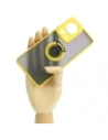Wholesale Bizon Case Hybrid Ring Xiaomi 13 Lite smoky with a yellow frame - BIZ3158 - {ean13} - Hurt