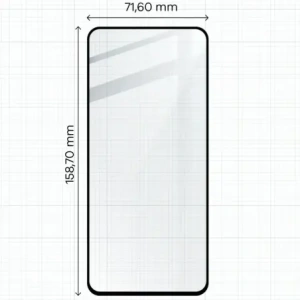 Hurtownia GSM - Tvrzené sklo Bizon Glass Edge 2 pro Honor 90 Lite černé - BIZ3160 - {ean13} - Hurt