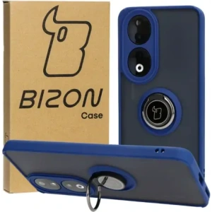 Hurtownia GSM - Bizon Case Hybrid Ring Honor 90 fumuriu cu un cadru bleu marin - BIZ3164 - {ean13} - Hurt