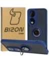 Hurtownia GSM - Etui s úchopem na prst Bizon Case Hybrid Ring pro Honor 90 kouřové s modrým rámečkem - BIZ3164 - {ean13} - Hurt