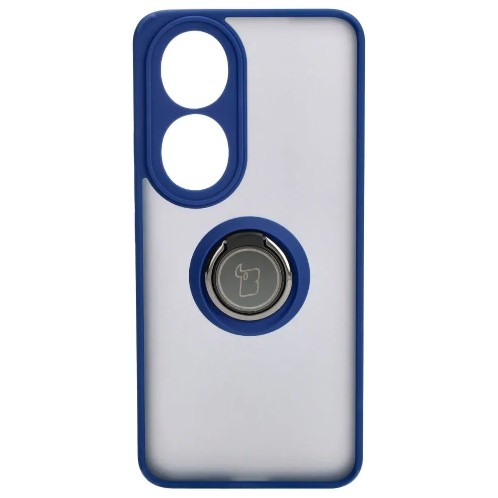 Hurtownia GSM - Etui s úchopem na prst Bizon Case Hybrid Ring pro Honor 90 kouřové s modrým rámečkem - BIZ3164 - {ean13} - Hurt