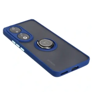 Hurtownia GSM - Bizon Case Hybrid Ring Honor 90 fumuriu cu un cadru bleu marin - BIZ3164 - {ean13} - Hurt