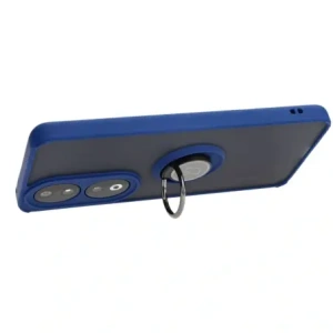 Hurtownia GSM - Bizon Case Hybrid Ring Honor 90 fumuriu cu un cadru bleu marin - BIZ3164 - {ean13} - Hurt
