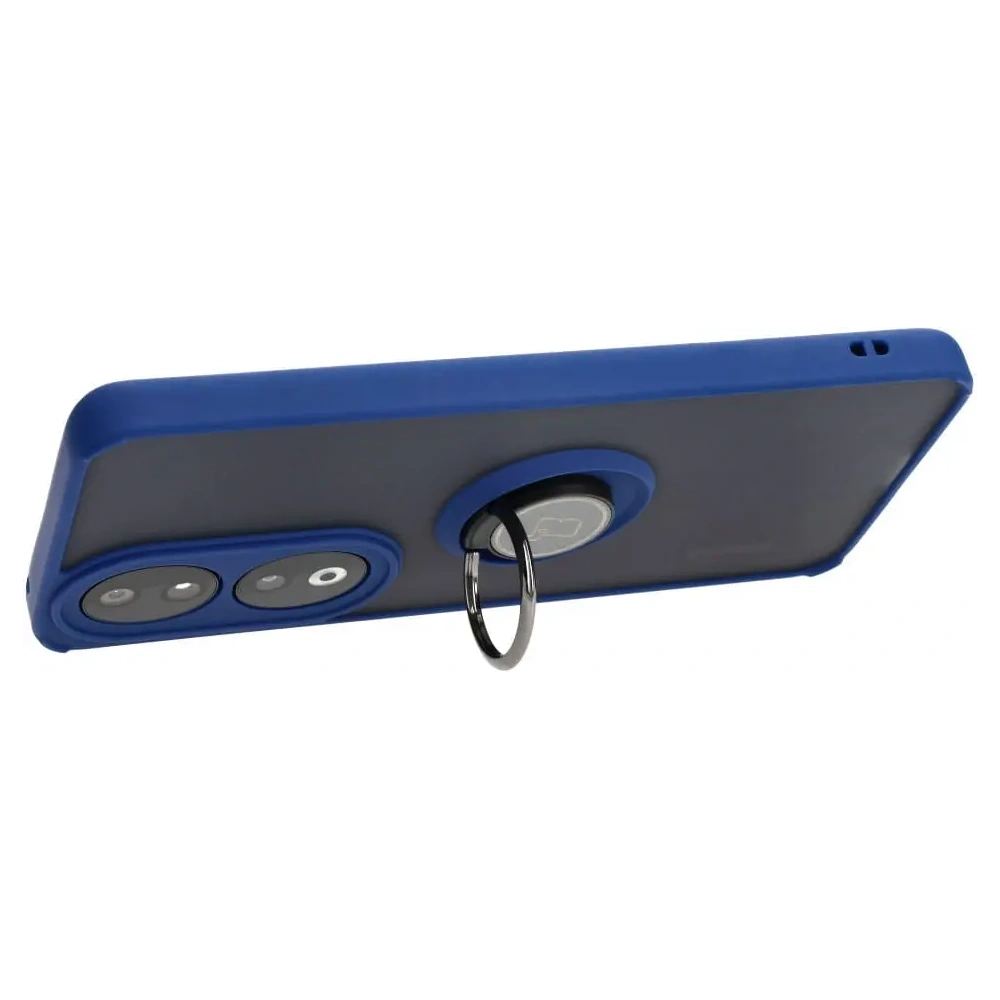 Hurtownia GSM - Etui s úchopem na prst Bizon Case Hybrid Ring pro Honor 90 kouřové s modrým rámečkem - BIZ3164 - {ean13} - Hurt