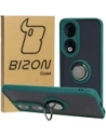 Hurtownia GSM - Bizon Case Hybrid Ring Honor 90 rauchig mit einem dunkelgrünen Rahmen - BIZ3165 - {ean13} - Hurt