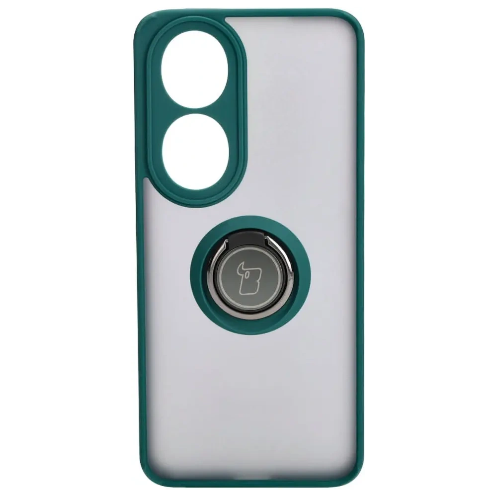 Wholesale Bizon Case Hybrid Ring Honor 90 smoky with a dark green frame - BIZ3165 - {ean13} - Hurt
