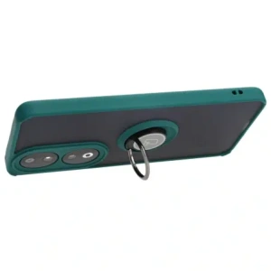 Hurtownia GSM - Bizon Case Hybrid Ring Honor 90 fumuriu cu un cadru de culoare verde închis - BIZ3165 - {ean13} - Hurt